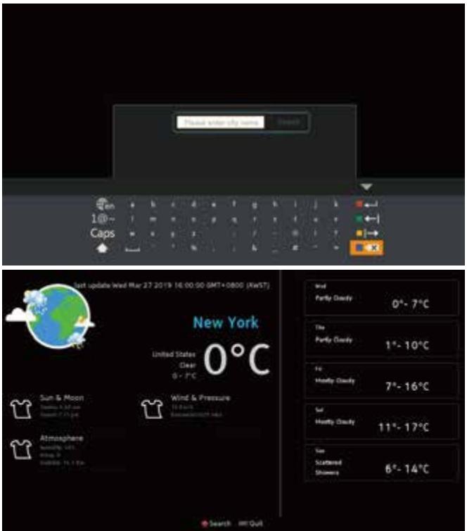 EDENWOOD ED50A01UHD-MM - 5) Météo YAHOO - 2