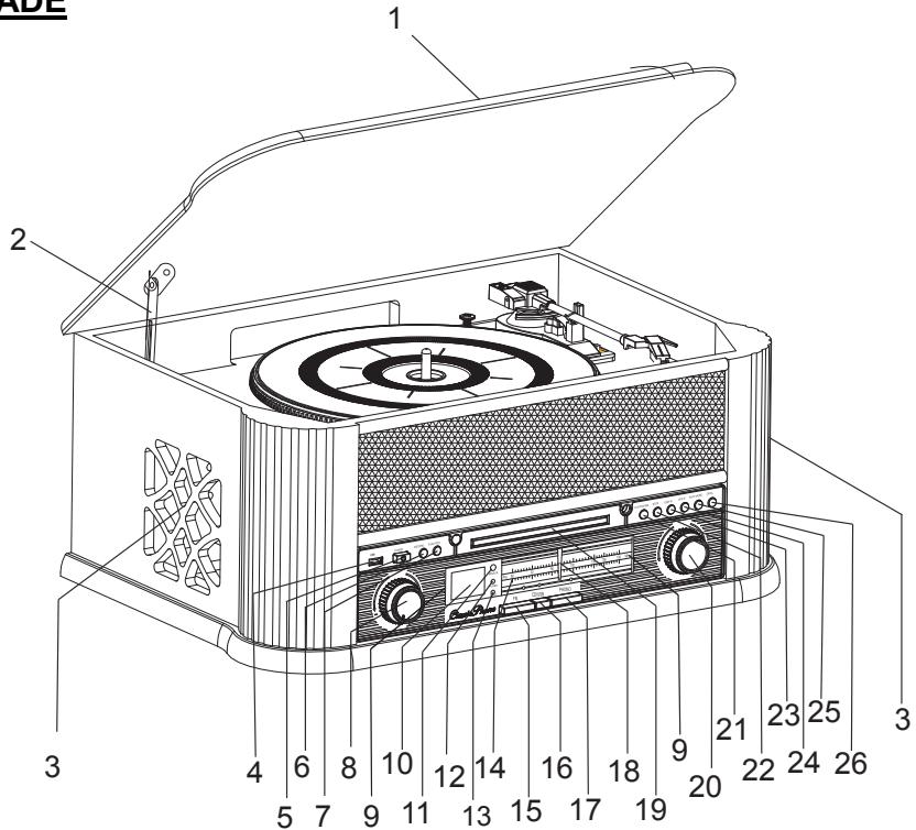 LENCO TCD-2500 - FAÇADE - 1