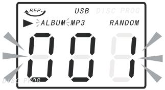 LENCO TCD-2500 - WIEDERHOLEN-/ZUFALLSWIEDERGABEFUNKTION IM CD/MP3-MODUS (WÄHREND CD/USB-NUTZUNG) - 1