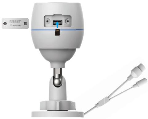 EZVIZ C3TN 1080p - Installation de la carte Micro SD (en option) - 1