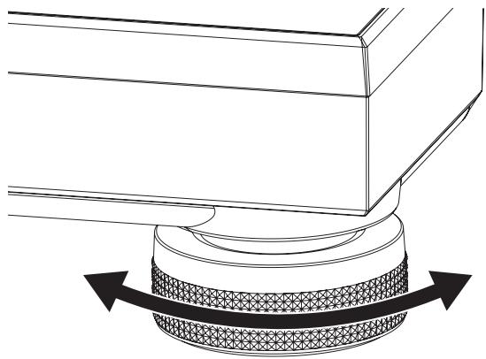 PIONEER DJ PLX 1000 - Réglage de la hauteur de l'appareil principal - 1
