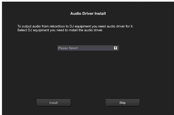 PIONEER DJ DJM-250MK2 - Installation du pilote - 1