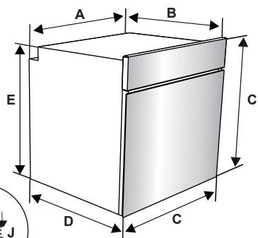 WALTHAM WTO 64 PX - EINBAUEN DES BACKOFENS - 3