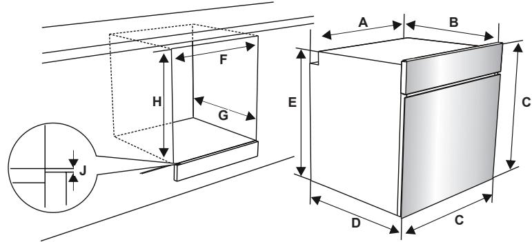 WALTHAM WTO 64 PX - INSTALLATION OF THE OVEN - 1