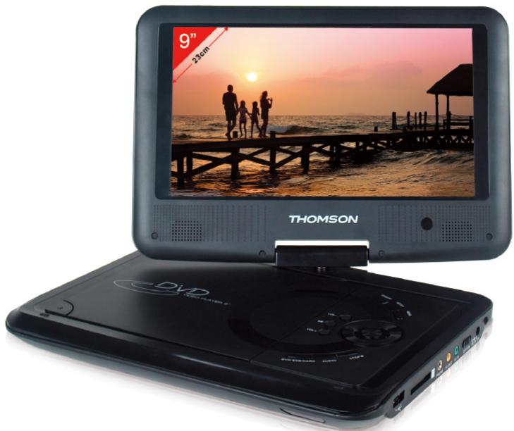 THOMSON THP359 - THP359 DVDVIDEOPLAYER9”BUILT-IN - 1