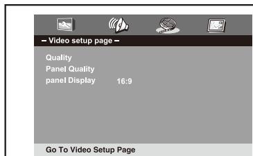 THOMSON THP359 - Page de configuration video - 1