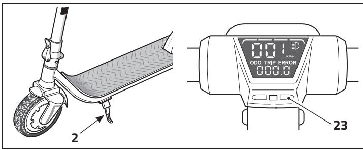 OCEAN DRIVE S9 - CLOSING AND TRANSPORTING THE E-SCOOTER - 1