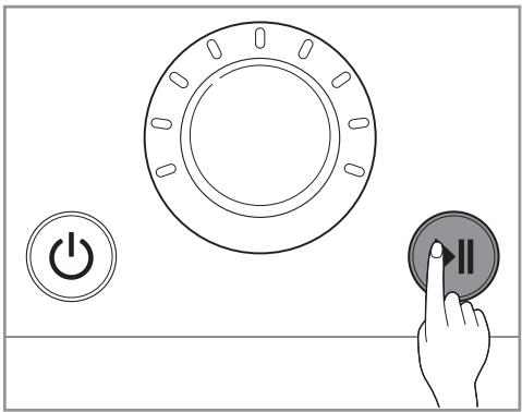 LG F854M20WR - Appuyer sur le bouton Marche/Arrêt pour mettre l'appareil sous tension. - 2