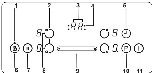 DAEWOO H6IS35H1FR - Zone de commandes sensitives - 1