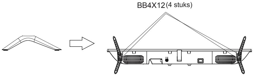HIGH ONE HI3222HD-MM - De steun monteren - 1