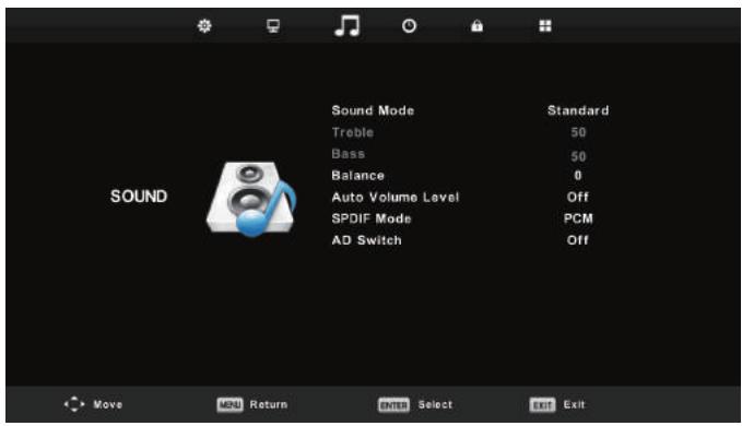 HIGH ONE HI3222HD-MM - Menu Son - 1