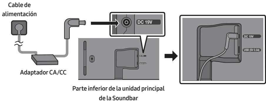 SAMSUNG HW-S50B - Conexión de la alimentación - 1