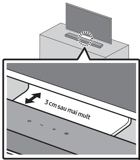 SAMSUNG HW-S50B - INSTALLAREA SISTEMULUI SOUNDBAR IN FATA TELEVIZORULUI - 1