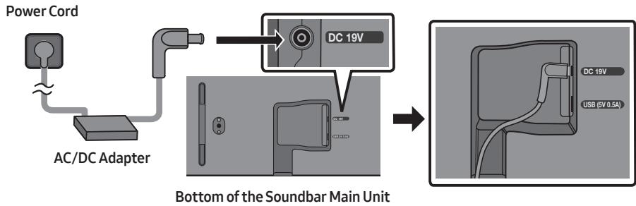 SAMSUNG HW-S50B - Connecting Electrical Power - 1