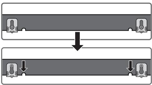 SAMSUNG HW-S50B - Přiložte na plochu stěny Průvodce upevněím na stěnu. - 8