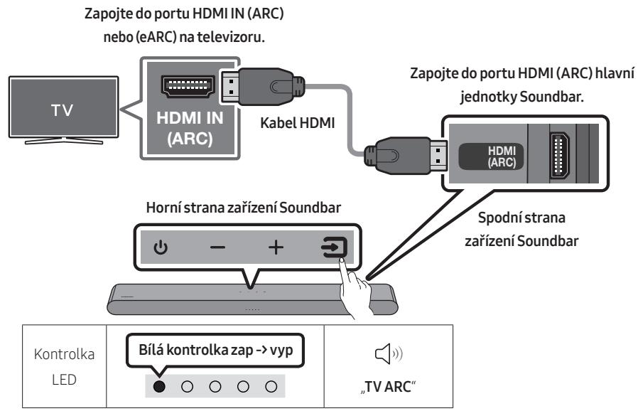 SAMSUNG HW-S50B - Připojení televizoru, který podporuje HDMI ARC (Audio Return Channel) - 1