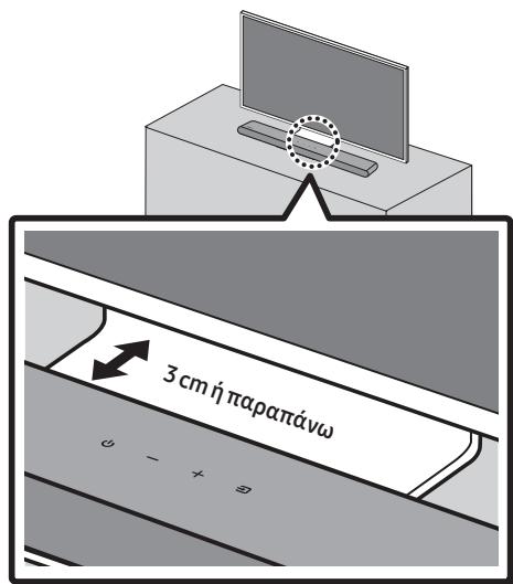 SAMSUNG HW-S50B - EΓΚATAΣTAΣH TOY SOUNDBAR MΠΡΟΣΤΑ ΑΝΟ THΛΕΟΡΑΣΗ - 1