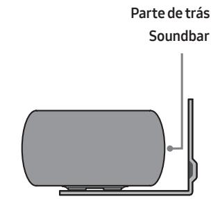 SAMSUNG HW-S50B - Coloque o Guia do suporte de parede encostoado à superficie da parede. - 6