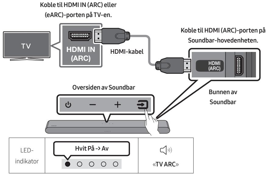 SAMSUNG HW-S50B - Koble til TV-en som støtter HDMI ARC (lydreturkanal) - 1