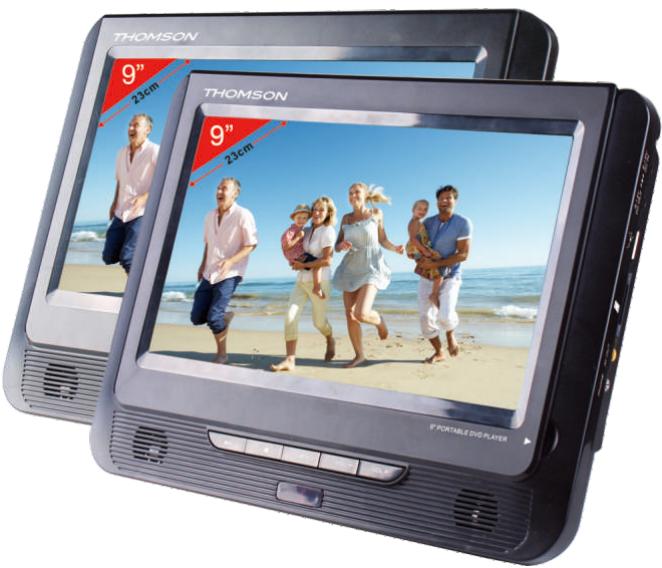 THOMSON THP379 - PACK DVD PLAYER 9" AND SCREEN TFT 9" - 1