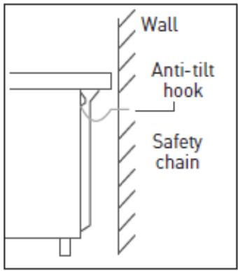 VALBERG IC 60 3MP X 343C - Fitting the safety chain and hook - 2