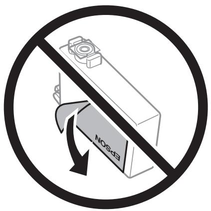 EPSON Expression XP-2205 - Précautions de manipulation pour le replissage des cartouches d'encre - 1