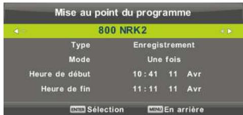 HIGH ONE HI2416HD-EL - Modification de programme - 3