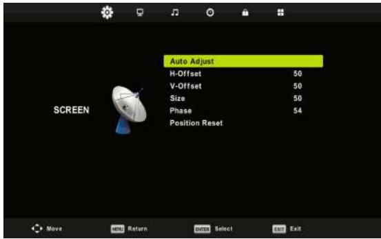 HIGH ONE HI2416HD-EL - Screen Menu - 1
