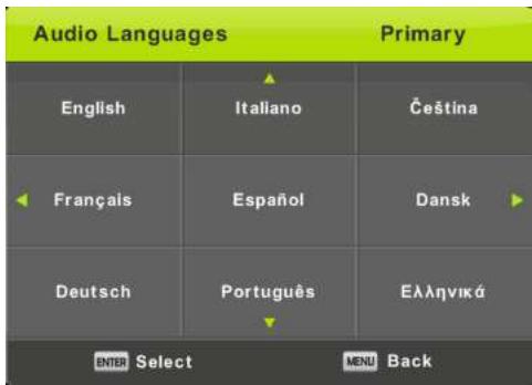 HIGH ONE HI2416HD-EL - Audio Languages - 1