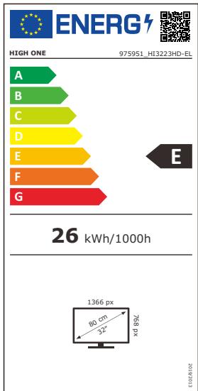 HIGH ONE HI3223HD-EL - Specifications - 2