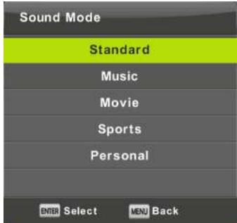 HIGH ONE HI3223HD-EL - Sound Menu - 2