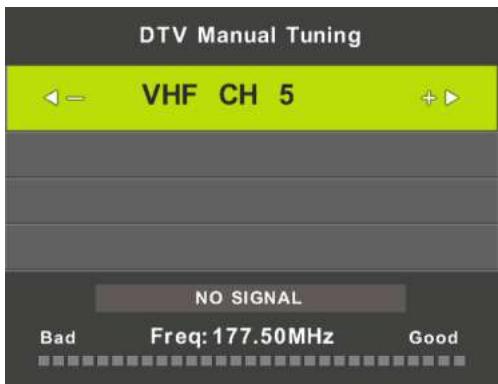 HIGH ONE HI3223HD-EL - DTV Manual Tuning - 1