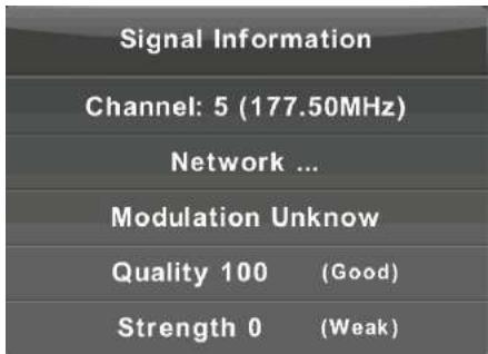 HIGH ONE HI3223HD-EL - Signal Information - 1