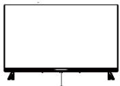 EDENWOOD ED55A03UHD-EL - Boutons du téléviseur - 1