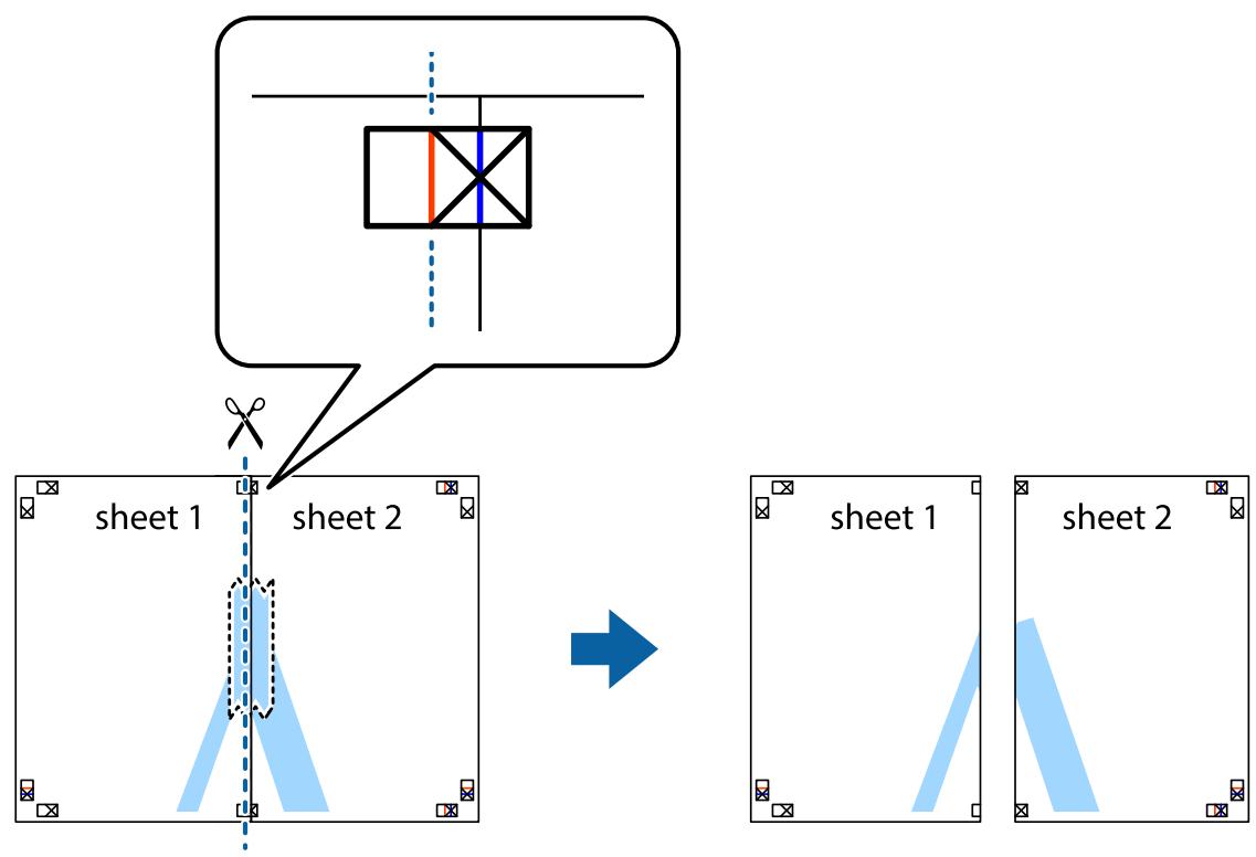 EPSON Workforce WF-2960 - Réalisation de posters à l'aide des marques de chevauchement - 4