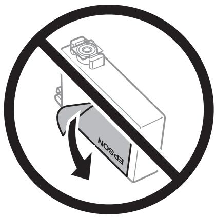 EPSON Workforce WF-2960 - Précautions de manipulation pour le replissage des cartouches d'encre - 1