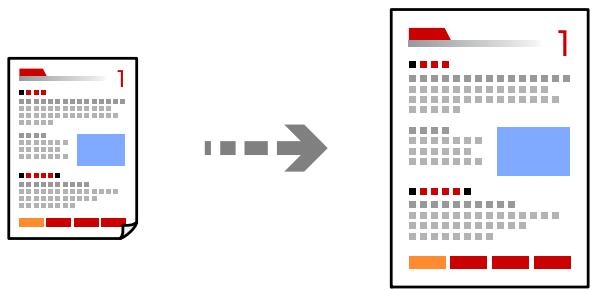 EPSON Workforce WF-2960 - Copie avec agrandissement ou réduction - 1