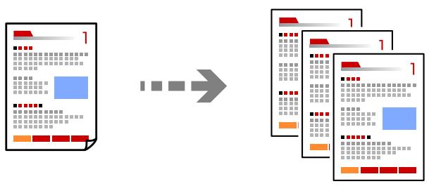 EPSON Workforce WF-2960 - Copie à l'aide des paramètres simples - 1