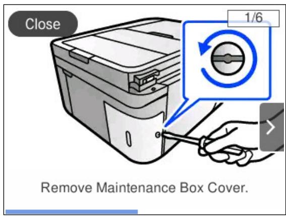 EPSON Workforce WF-2960 - Remplacement du boîtier de maintenance - 3