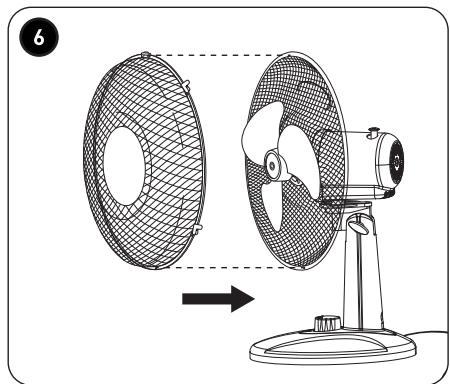 HIGH ONE HO RT23 - Ventilateur de table Table Fan Tafelventilator Ventilador de mesa - 6