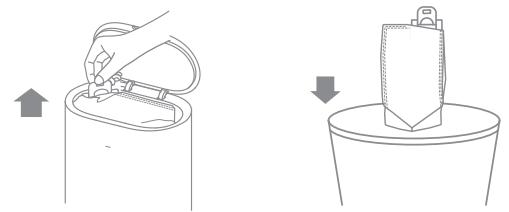 DREAME D10 PLUS - Replace the Dust Collection Bag - 1