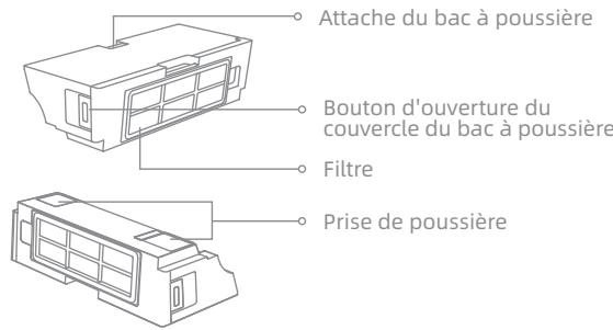 DREAME D10 PLUS - Bac à poussière - 1
