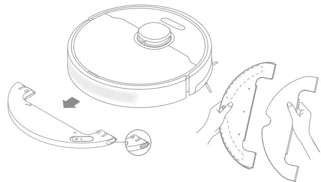 DREAME D10 PLUS - Clean the Mopping Module - 1