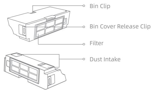 DREAME D10 PLUS - Dust Bin - 1
