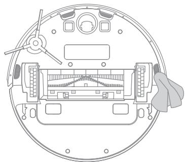 DREAME D10 PLUS - Reinigen Sie den Laserdistanzsensor - 2