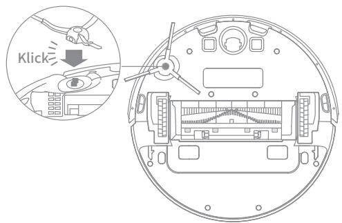 DREAME D10 PLUS - Seitenbürste installieren - 1