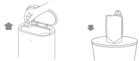 DREAME D10 PLUS - Remplacer le sac de collecte des poussières - 1