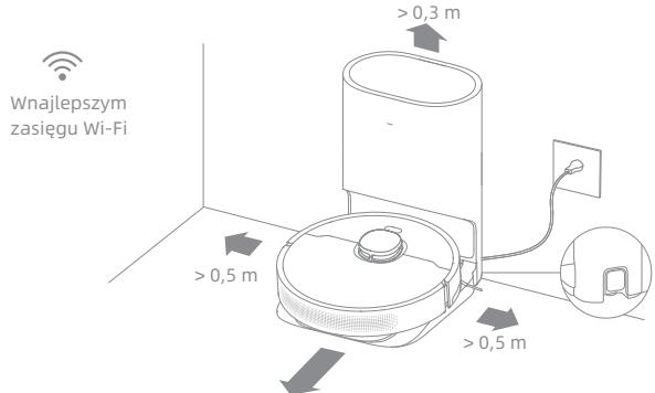 DREAME D10 PLUS - Podęcz podstawę do gniażdka elektrycznych i roźpocznych sągowanie - 1