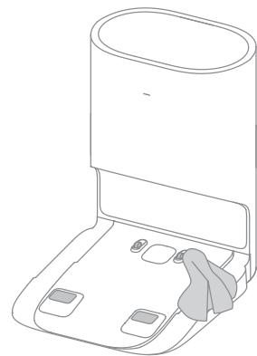 DREAME D10 PLUS - Reinigen Sie den Laserdistanzsensor - 5
