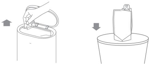 DREAME D10 PLUS - Reemplace la bolsa recolectora de polvo - 1